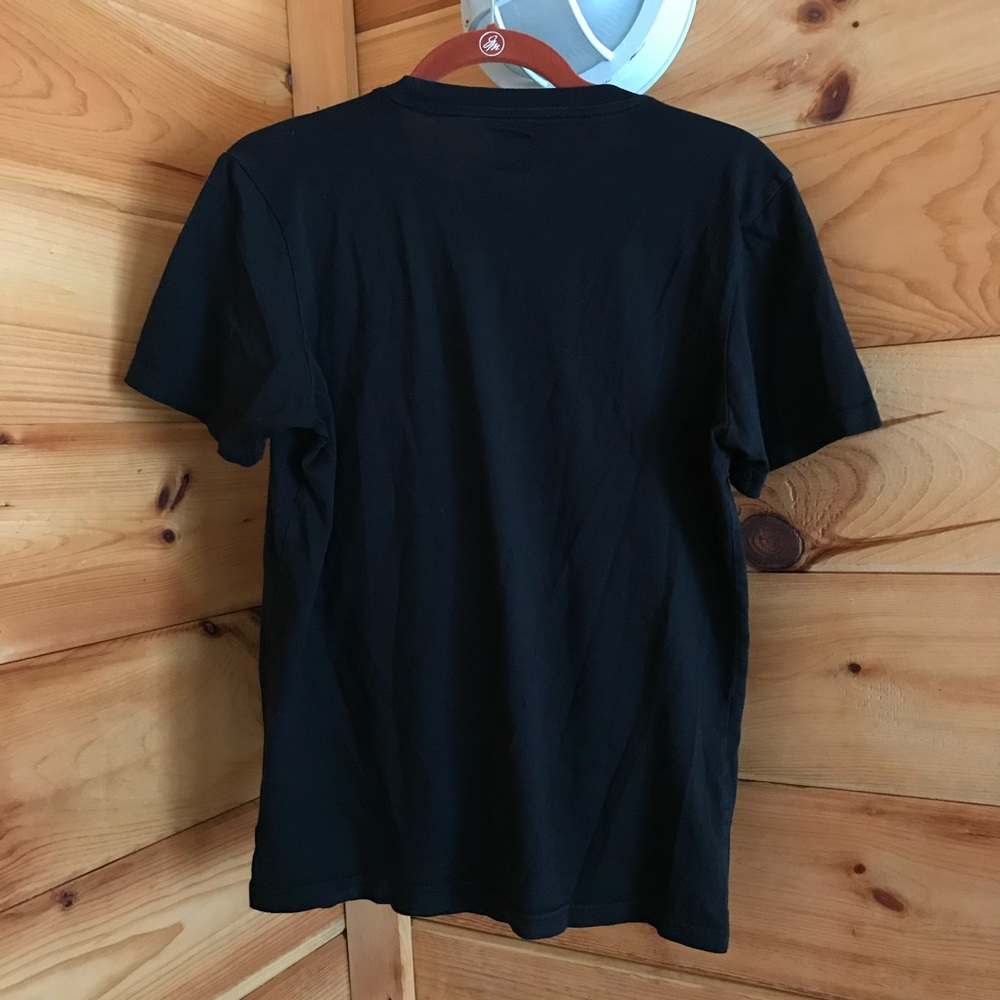 ❌SOLD❌ BLACK ADIDAS LOGO SPELL-OUT CLASSIC GRAPHIC TEE - Picture 4 of 4
